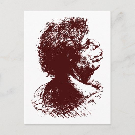 Groteske Postkarte (Vorderseite)