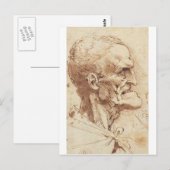 Groteske Profil Postkarte (Vorne/Hinten)