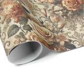 Grotesque Elegance – Gothic Victorian Geschenkpapier (Rolleneckpunkt)