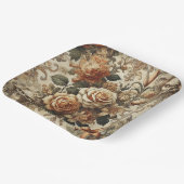 Grotesque Elegance – Gothic Victorian  Pappteller (Gewinkelt)