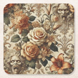 Grotesque Elegance – Gothic Victorian  Rechteckiger Pappuntersetzer