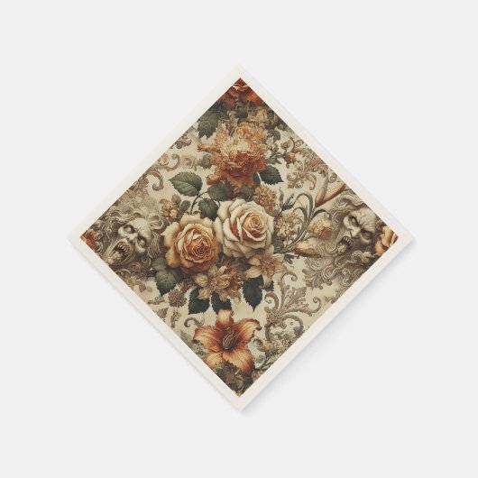 Grotesque Elegance - Gotisch Viktorianisch Serviette (Ecke)