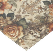 Grotesque Elegance - Gotisches Großes Muster Tischdecke (Schrägansicht)