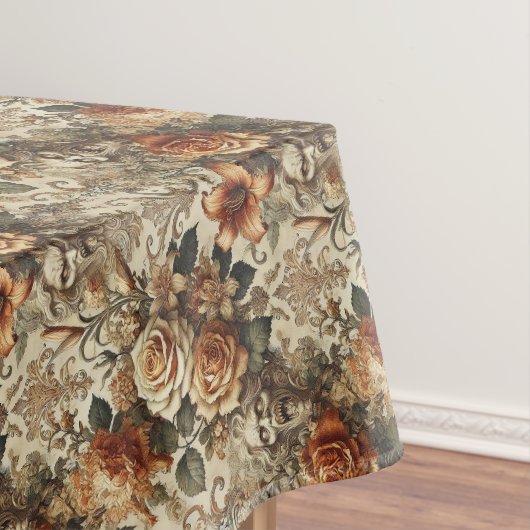 Grotesque Elegance - Gotisches Mittelmuster Tischdecke (Beispiel)