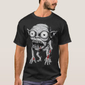 Grotesque Goblin mit blutigen Händen T-Shirt (Vorderseite)