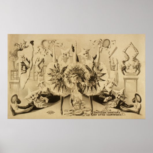 Grotesque Gyrations Act VAUDEVILLE Poster (Vorne)