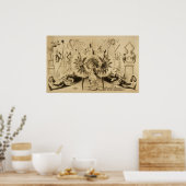 Grotesque Gyrations Act VAUDEVILLE Poster (Küche)