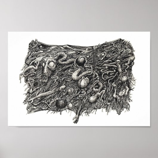 Grotesque Number 1, eingereicht von Brian Benson, Poster (Vorne)