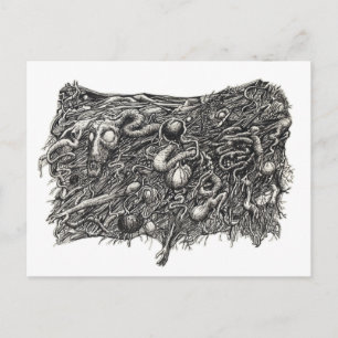 Grotesque Number 1 von Brian Benson Postkarte