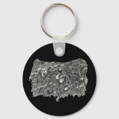 Grotesque Number 1 von Brian Benson Schlüsselanhänger (Rückseite)