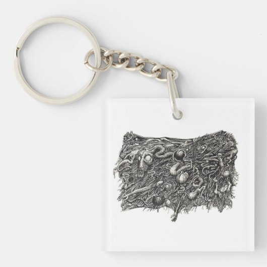 Grotesque Number 1 von Brian Benson Schlüsselanhänger (Vorderseite)