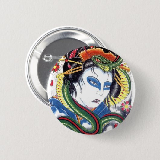 Grotesque & Snake Button (Vorne & Hinten)