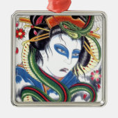 Grotesque & Snake Ornament Aus Metall (Vorne)