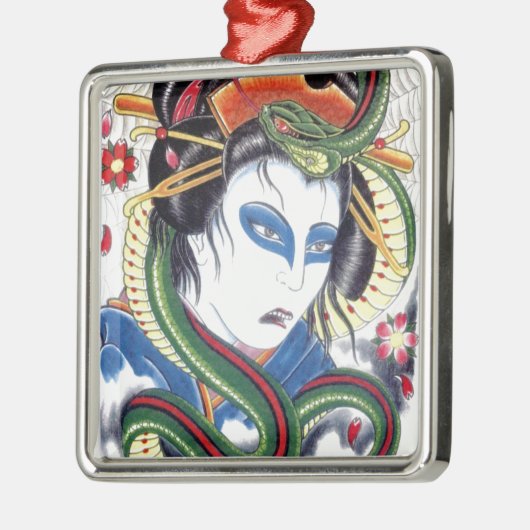 Grotesque & Snake Ornament Aus Metall (Links)