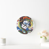 Grotesque & Snake Runde Wanduhr (Zuhause)