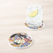 Grotesque & Snake Tattoo Design Getränkeuntersetzer (Seite)