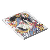 Grotesque & Snake Tattoo Design Notizblock (angewinkelt)