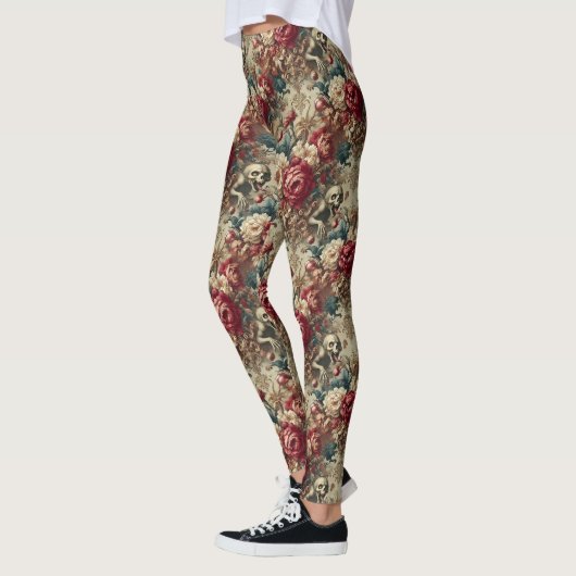 Grotesque wachsen - gotisch Viktorianisch Leggings (Links)