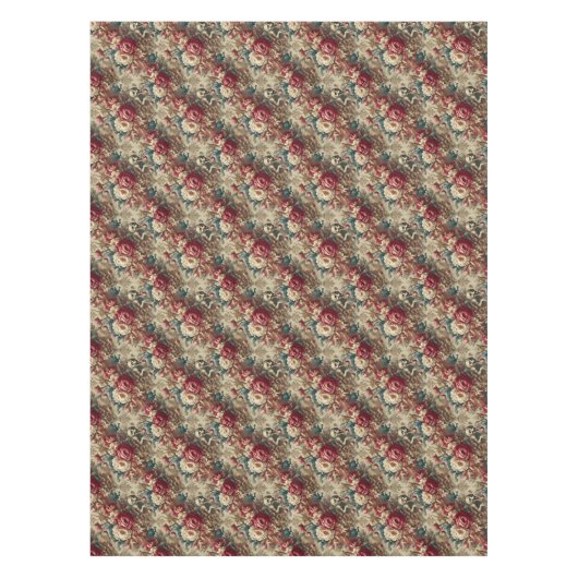 Grotesque wachsen - gotische Blume Tischdecke (Vorderseite)