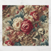 Grotesque wachsen - gotisches Blumenkissen Bierflaschenetikett (Einzelnes Label)