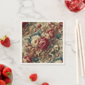 Grotesque wachsen - gotisches Blumenkissen Serviette (Beispiel)