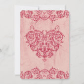 Grotesquerie Valentine Einladung (Rückseite)