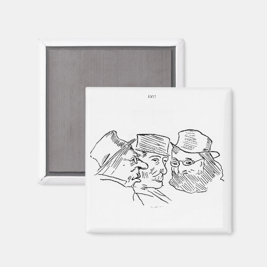 Grotesques Magnet (Vorderseite/Rückseite)