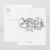 Grotesques Postkarte (Vorne/Hinten)