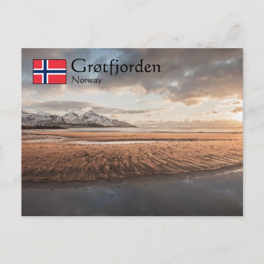 Grotfjorden Norwegen Postkarte (Vorderseite)