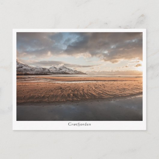 Grotfjorden Norwegen Postkarte (Vorderseite)