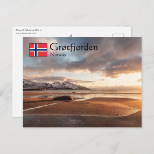 Grotfjorden Norwegen Postkarte