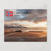 Grotfjorden Norwegen Postkarte (Vorderseite)