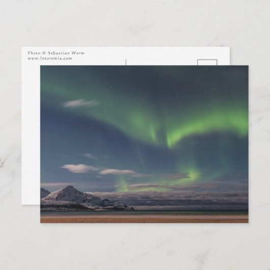 Grøtfjorden Norwegen Postkarte (Vorne/Hinten)