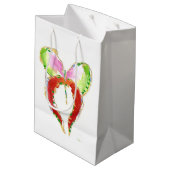 Groth Butterfly Geschenktasche. Mittlere Geschenktüte (Rückseite Schrägansicht)