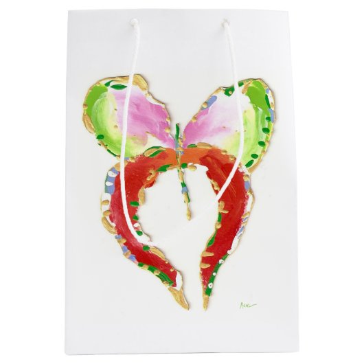 Groth Butterfly Geschenktasche. Mittlere Geschenktüte (Vorderseite)