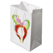 Groth Butterfly Geschenktasche. Mittlere Geschenktüte (Vorderseite Schrägansicht)