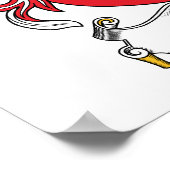 Grothe Familienwappen Poster (Ecke)