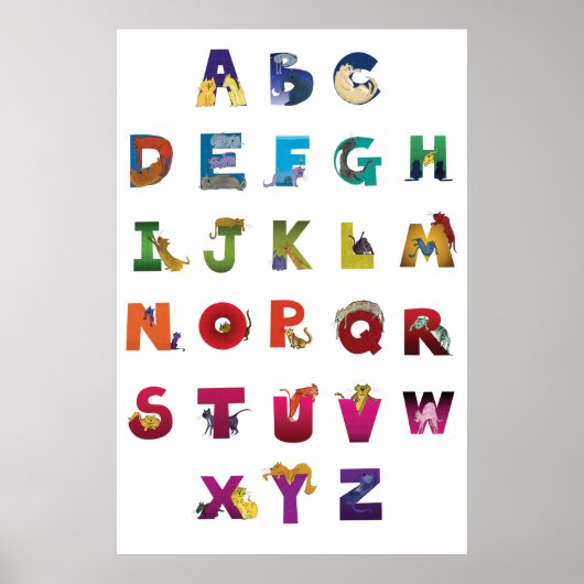Grotke Alphabet Cats Poster (Vorne)