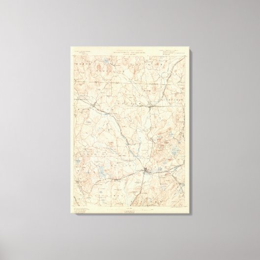 Groton, Massachusetts Leinwanddruck (Vorderseite)