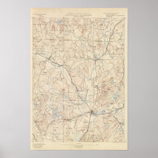 Groton, Massachusetts Poster (Vorne)