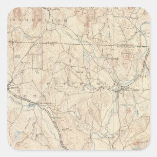 Groton, Massachusetts Quadratischer Aufkleber