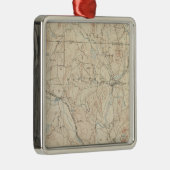 Groton, Massachusetts Silbernes Ornament (Rechts)