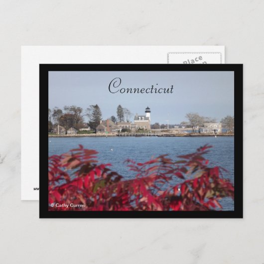 Groton, Postkarte Connecticut (Vorne/Hinten)