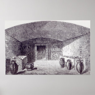 Grotta Campana zu der Zeit seiner Entdeckung Poster