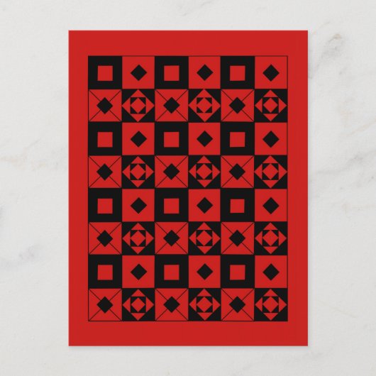 Grotte Celoni - rot Postkarte (Vorderseite)