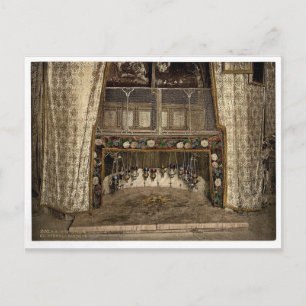 Grotte der Geburt, Bethlehem, Heiliges Land, (d. Postkarte