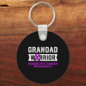 Grotte eines Lila Bauchspeicheldrüsenhalters des K Schlüsselanhänger (Vorderseite)