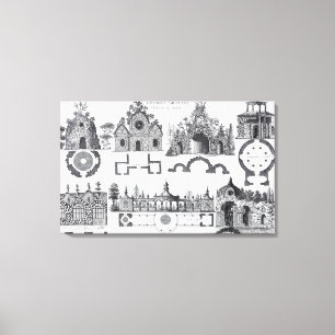 Grotte entwirft von "Anglo-ChinoisJardins" durch Leinwanddruck