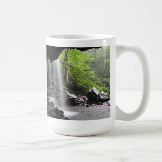 Grotte fällt großer rauchiger Gebirgsnationalpark Kaffeetasse (Rechts)
