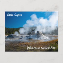 Grotto Geyser Yellowstone Nationalpark Postkarte